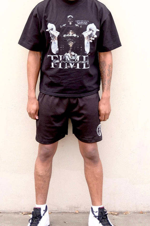 TIM BLACK MESH SHORTS