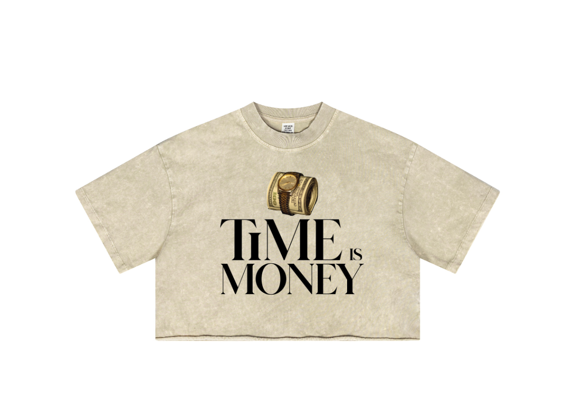 Womens Bankroll Cropped Tee