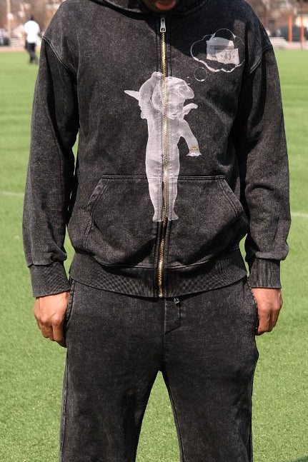 Angel Zip Up Hoodie