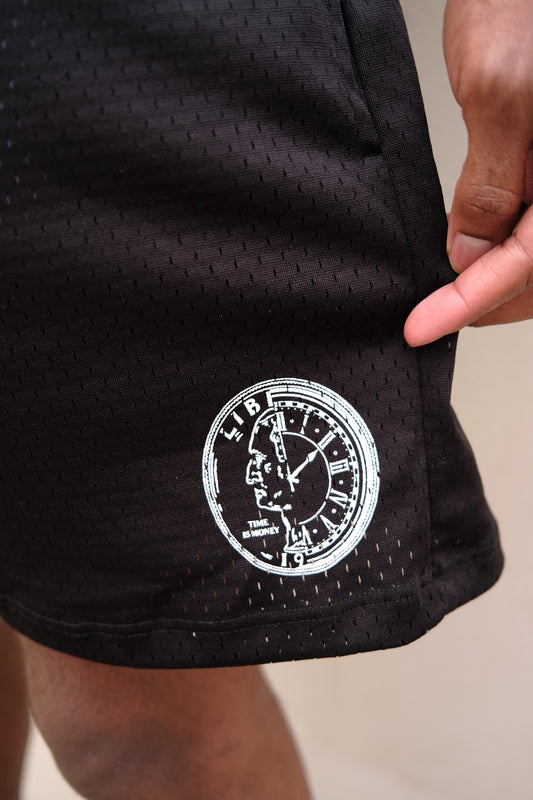 TIM BLACK MESH SHORTS