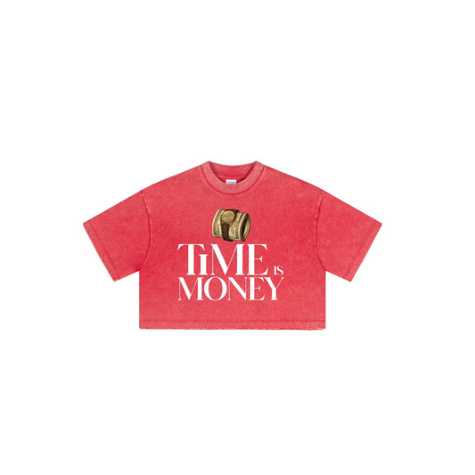 Womens Bankroll Cropped Tee